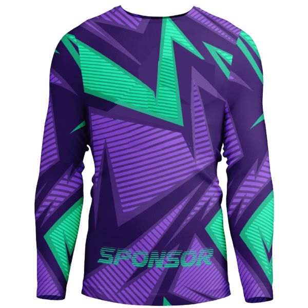 ProColor Jersey Sport T-Shirt Round Neck - Long Sleeve - Image 2