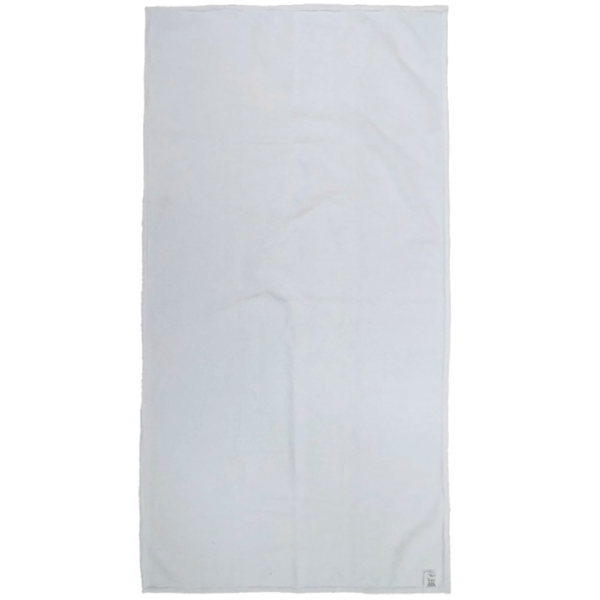 White PFP Poly Velour Beach Towel 30" x 60"