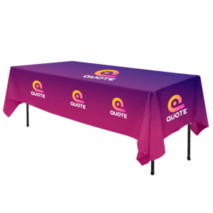 ProColor Custom Sublimated Table Cover  Halfway Drop  102"x60"