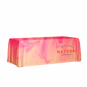 ProColor Custom Sublimated Table Cover With Full Drop 160"x90"